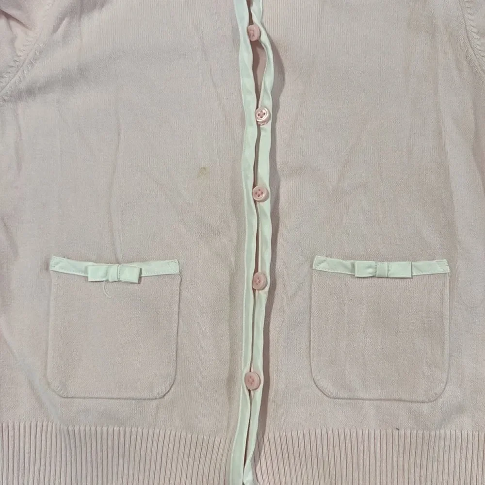 GYMBOREE SOF PINK CARDIGAN SIZE 9